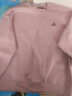 adidas情侣加绒休闲圆领套头长袖卫衣男女阿迪达斯官方轻运动 浅紫 2XL 晒单实拍图