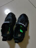 巴布豆（BOBDOG）男童篮球鞋秋冬季加绒二棉鞋保暖旋转纽扣儿童运动鞋小男孩跑步鞋 黑色魔术贴【皮面】XT7997 31 /内长19.8cm 实拍图