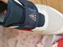 足力健老人鞋中老年轻软透气休闲鞋防滑夏凉鞋2421510J 男-白/蓝 43 实拍图