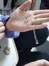 周百福999足银四叶草项链女生首饰锁骨链吊坠生日母亲节礼物送女友老婆 幸运四叶草项链 实拍图