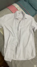 凡客诚品（VANCL）短袖衬衫男夏季棉质纯色休闲商务正装衬衣男 白色 2XL/41  晒单实拍图