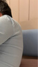真维斯日系长袖T恤男220g重磅纯棉男士打底衫男生宽松大码纯色内搭 实拍图
