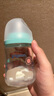 贝亲（Pigeon）婴儿宝宝玻璃奶瓶第3代 仿母乳耐热宽口径自带SS 160ml  亲子熊 实拍图