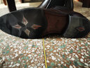 金利来（Goldlion）男鞋都市时尚切尔西靴加绒保暖耐磨男靴58014016343A-深棕色-43码 实拍图