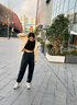 NEW BALANCE NB 官方运动裤男款休闲宽松长款针织卫裤裤子 BK AMP41519 S 实拍图