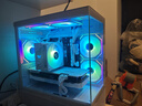 宁美 定制 N系列 台式电脑机箱风扇 主机散热风扇 LED 炫光 12CM 静音 降温 /单拍不发货/搭配主机下单 棱镜6PRO ARGB 白色 实拍图