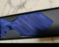 FitonTon领带拉链男正装商务8cm免打一拉得懒人西装领带礼盒装FTL0003 蓝色斜纹（拉链） 晒单实拍图