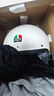 AGV X70头盔摩托车机车复古男女骑行3/4盔四季通用电动车安全帽 WHITE XL（适合60-62头围） 实拍图
