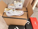 匡威（Converse）官方All Star经典帆布男女高帮休闲运动小白鞋101009 101009/白色 40 实拍图