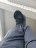 京峋冰丝防晒衣男夏季速干透气外套户外钓鱼服大码运动跑步情侣防晒服 深灰-单件 L【建议体重100-120斤左右】 实拍图
