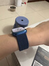 MSSM适用苹果手表表带iwatch尼龙编织表带apple watch ultra2/S10/9/8/7/6/SE【午夜蓝】·38/40/41MM 实拍图