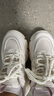 他她春秋厚底透气老爹鞋女鞋网面增高运动鞋新款WOG16BM4白/灰紫 39 实拍图