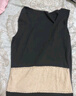 欧迪芬女士保暖背心男女无痕秋冬贴身打底加大保暖贴片情侣保暖上衣女 女款黑色 2XL 实拍图