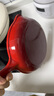 酷彩（Le Creuset）法国进口珐琅锅铸铁20/23/26cm圆形浅煎锅平底煎烤锅多功能平底锅 【1-2口之家】红色 20cm 实拍图