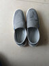 老人头男士布鞋日常休闲鞋男鞋软底透气帆布鞋一脚蹬懒人鞋子老北京布鞋 灰色 40 实拍图