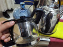 王牌名典自动上水电热水壶茶台烧水壶玻璃茶具套装恒温水壶煮茶器电茶壶开水壶烧水器功夫茶具电茶炉煮水 388(全自动)(37*20cm)金色1L 实拍图