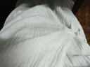 中国风纯棉汉服长袍家居睡袍宽松古风大码茶艺内搭白色浴袍睡衣 白色135厘米加长绉布长袍 XL 晒单实拍图