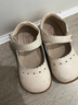 斯纳菲童鞋春秋儿童皮鞋女童镂空公主鞋宝宝简约舒适软底鞋奶油白27 实拍图