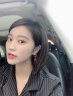 禾匠轻奢通体S925银水滴耳环女士高级设计感情人节生日礼物送女友老婆 酒红血珀金色耳扣【配证书】 实拍图