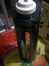 慕馨（moosen）玻璃杯男士水杯大容量茶水分离泡茶杯子双层便携防摔耐热定制刻字 【摔碎终生保赔】黑+杯刷2000ml 实拍图