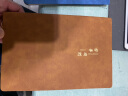 得力(deli)可定制笔记本子A5羊巴皮记事本商务办公会议记录本皮面本加厚工作笔记本新年礼物复古皮面随身日记本BP103(蓝） 晒单实拍图