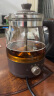 小熊（Bear） 煮茶器养生壶蒸汽喷淋式 玻璃加厚黑茶煮茶壶小型迷你办公室蒸茶器全自动泡茶炉电热烧水壶 ZCQ-A10X1 喷淋式煮茶 实拍图