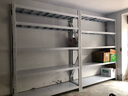 Y8 货架置物架仓储家用超市货架仓库多层展示架重型地下室储物架 白色-5层-主架(送安全栓) 轻型【长150*宽40*高200cm】 实拍图