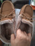 斯凯奇（Skechers）加绒一脚蹬女简约轻便平底舒适休闲单鞋子113702 栗色/CSNT 37 晒单实拍图