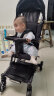 爱贝丽（IBelieve）遛娃神器婴儿推车超轻便MINI伞车易折叠可坐可躺手推车小孩童车 小不点6S 黛黑色  6个月-6岁 实拍图