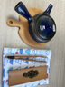 K-UNING日本原装进口茶壶带滤网复古手工泡茶壶大容量急须侧把泡茶壶 樱花黑 280ml 实拍图