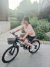 百士盾儿童自行车山地单车6-16岁以上学生减震双碟刹越野中小男女孩赛车 奢华版7速【辐条轮】黑红色 24寸丨适身高140-165丨 实拍图