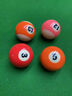 新动力台球子美式球大号球16彩水晶台球桌球配件57.2mm台球用品XD-9501 实拍图