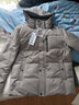 雅鹿鹅绒羽绒服男短款连帽可拆卸保暖外套冬装新款男士加厚大鹅防寒服 藏青色 L (175) (适合125斤-135斤) 实拍图