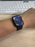 飞利浦适用苹果手表表带编织尼龙apple watch表带ultra2/iwatch/S10/9/8/7/6 【木炭黑】简约透气 42/44/45/49MM/M码 实拍图