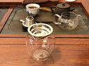 特厚耐热可煮茶公道杯加厚玻璃公杯茶漏套装侧把大容量茶器分茶杯 【可明火】450ML龙胆+304茶漏 实拍图
