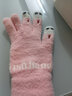 毕菲索手套女冬季可爱保暖儿童手套漏指学生写字触屏手套针织毛线手套男 实拍图