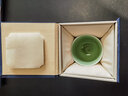 龙泉青瓷哥窑开片创意手工品茗杯小号功夫茶杯陶瓷会客主人杯茶碗茶盏单杯 弟窑梅子青-礼盒装 实拍图