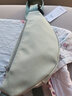回力ins国潮胸包男女简约休闲纯色斜挎小背包潮牌单肩包原宿风斜肩包 绿色【太空人挂件】 实拍图