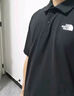 北面（The North Face）POLO衫男款短袖速干t恤简约休闲商务半袖透气春夏上新 黑色 2XL /185 实拍图