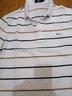 杉杉（FIRS）条纹翻领短袖T恤男2025夏季新款弹力清爽舒适POLO减龄t恤衫631 本白 2XL (185) 实拍图