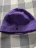 Keep薄绒跑步保暖帽松紧毛线帽子吸汗便携透气防风运动有型 紫色 平额款 实拍图