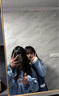 妍艺诗睡衣女冬小怪兽珊瑚绒加厚夹棉家居服套装玉桂狗睡袍女睡裙 蓝兔【睡袍+裤子】 S/M【推荐70-125斤】 实拍图