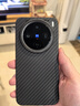 Pinkson轻薄vivo X200U手机壳x200 pro凯夫拉mini芳纶纤维碳纤维保护套超薄全包磨砂硬壳男新潮款防摔商务 【黑色/火山口】1500D芳纶 【vivo x200 Pro mini】 实拍图