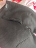 雅鹿秋冬保暖裤男加绒加厚棉裤男羊绒修身弹力高腰一体绒裤男加绒裤男 黑灰色（大约780克） 185（适合180-200斤） 实拍图