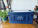 迈乐酷车载收纳箱后备箱车用折叠储物箱置物盒尾箱整理汽车用品大全实用 【木盖】藏蓝色-加厚加硬 可餐桌 特大号60升-59*36*29 实拍图
