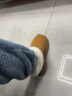 思伦鸟小个子厚底低帮雪地靴女2025年新款羊绒毛一体一脚蹬冬季毛毛棉鞋 栗色 38 实拍图