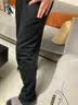 安踏（ANTA）男裤运动裤男秋季新款直筒宽松休闲针织长裤卫裤男士休闲裤男裤子 【店长推荐秋季直筒裤】基础黑 3XL /190 适合185-195斤 实拍图