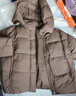 坦博尔儿童羽绒服男童女童泡芙款中大童面包服外套530311Z 橡木棕 150  实拍图