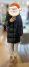 高梵黑金鹅绒服先锋3.0亮面6格羽绒服男女同款冬季厚外套 黑色 XS  实拍图