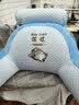 新款冰豆豆加大软包床上看书腰靠垫枕护腰护颈靠枕宿舍沙发靠背 363蓝色【凉爽面料】 【4.6斤】特大号-宽80*高60*厚35 实拍图